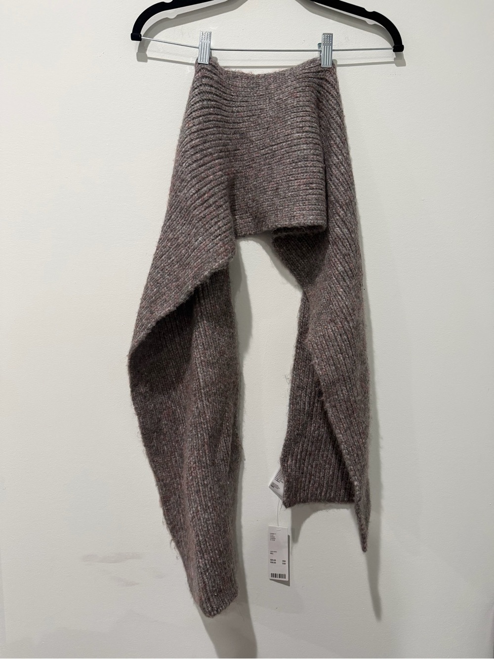 Urban Outfitters Heathered Mauve Knit Shrug